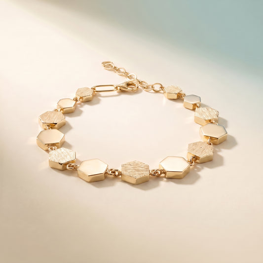 Florantin Altıgen Minimal Bileklik 4650